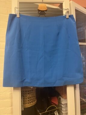 Neo Noir Classic Blue A-Line Mini Skirt - Women's